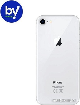 Смартфон Apple iPhone 8 128GB Восстановленный by Breezy, грейд B (серебристый)