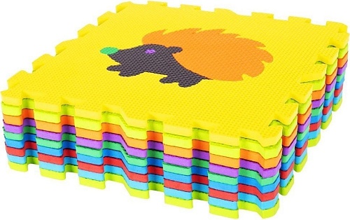 Коврик-пазл Юнландия Зверушки 664666