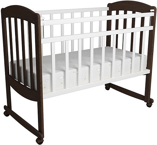 Детская кроватка ФА-Мебель Милена 3 (венге/белый)