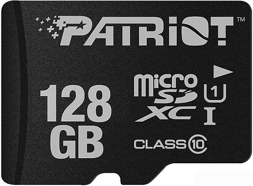 Карта памяти Patriot microSDXC LX Series (Class 10) 128GB + адаптер [PSF128GMCSDXC10]