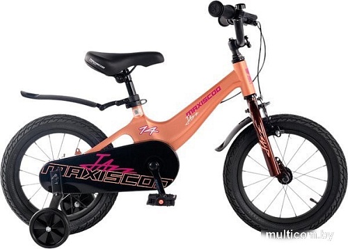 Детский велосипед Maxiscoo Jazz Стандарт Плюс 14 2025 MSC-J1441 (пудра, разобранный)