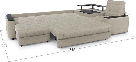 Угловой диван Moon Trade Даллас 018 003594 (правый, бежевый)