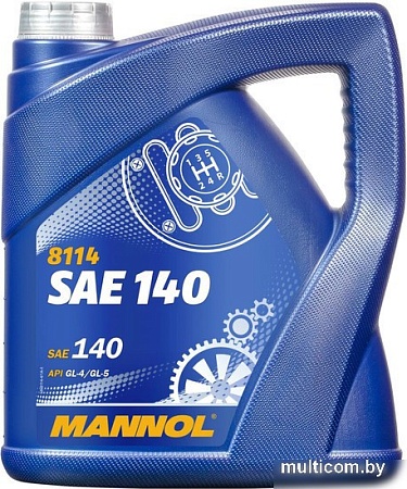 Трансмиссионное масло Mannol SAE 140 API GL-4/GL-5 MN8114-DR 208 л