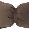 Декоративная подушка Sled Бант 45x35x17 (коричневый)