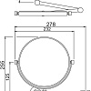 Зеркало Jaquar Косметическое ACN-CHR-1193N
