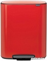 Brabantia Bo Pedal Bin 60 л (пламенно-красный)