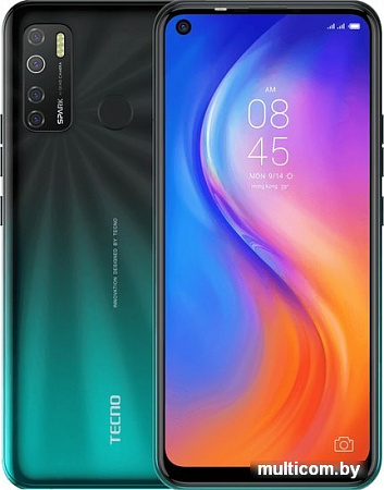 Смартфон Tecno Spark 5 (зеленый)