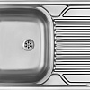 Кухонная мойка Deante Tango ZM5 311P (левая, оформление)