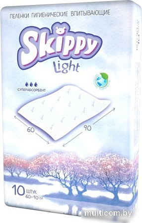 Набор одноразовых пеленок Skippy Light 60x90 (10 шт)