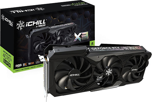 Видеокарта Inno3D GeForce RTX 4070 Ti Super iChill X3 C407TS3-166XX-186148H