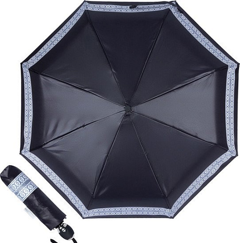 Складной зонт Gianfranco Ferre 6014-OC Line Dentel Black