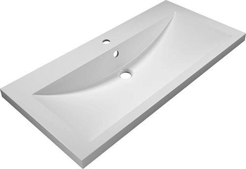 Misty Тумба с умывальником Алиса 100 Э-Али01100-011П2Я+10.150.01000.001 (подвесная)