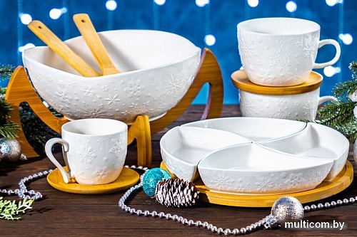 Менажница Elan Gallery Снежинки 540560