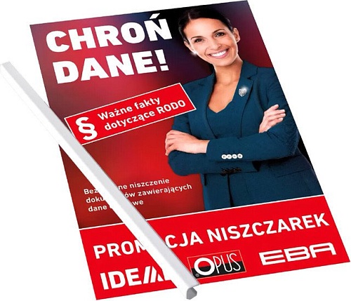 Металлический канал для переплета OPUS O.Simple Channel 304x7 мм OSC07BIA30425 (25 шт, белый)