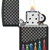 Зажигалка Zippo Chess Pieces Black Matte 48662