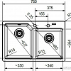 Кухонная мойка Franke Urban UBG 620-78 (оникс)