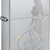 Зажигалка Zippo Satin Chrome Devilish Ace 48658
