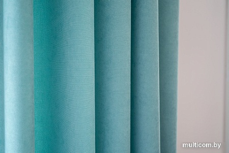 Комплект штор Decoretto Канвас свежий мятный КСМ-K12 3.75x2.5 м (мятный, 2 шт)