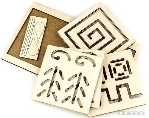 Развивающая игра WoodLand Toys Квадрат 134102