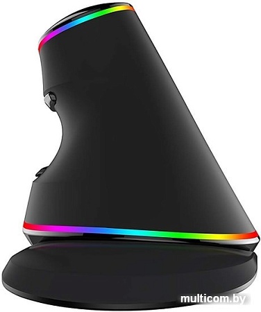 Вертикальная мышь Delux M618 Plus RGB