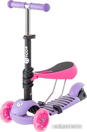 Трехколесный самокат Ricos Joy KB05 (розовый)