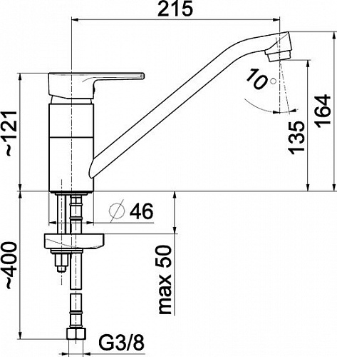 Смеситель Armatura Selen 4413-915-00