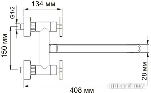Смеситель Wasserkraft Weser 7802L