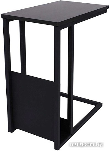 Приставной столик AksHome Foxy 92414 (темный дуб/черный)