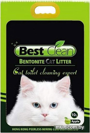 Наполнитель для туалета Best Clean с ароматом зеленого яблока 10 л