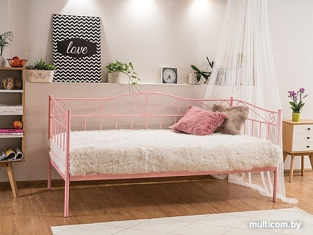 Кровать Signal Birma 90x200 (розовый)