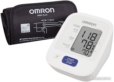 Автоматический тонометр Omron M2 Comfort (с адаптером)