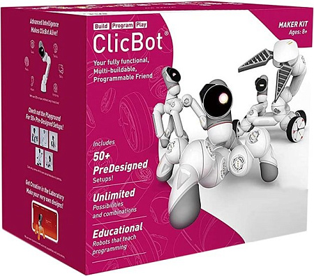 Интерактивная игрушка ClicBot Maker Kit