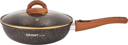 Сковорода Kukmara Granit Ultra Black-Gold сгбг243а