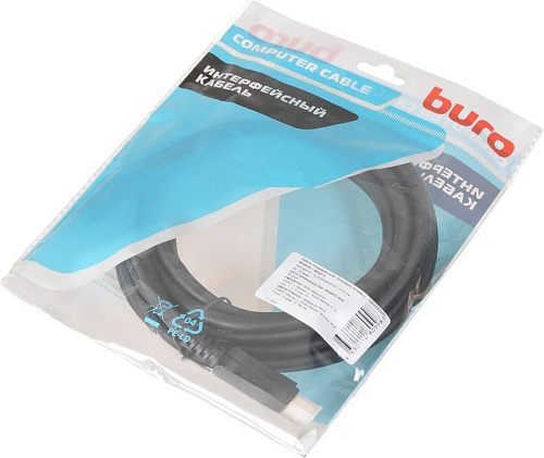Кабель Buro BHP-DPP-1.4-5 (5 м, черный)