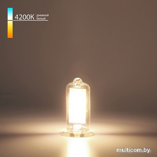 Светодиодная лампочка Elektrostandard G4 LED 3W 220V 4200K стекло BLG417