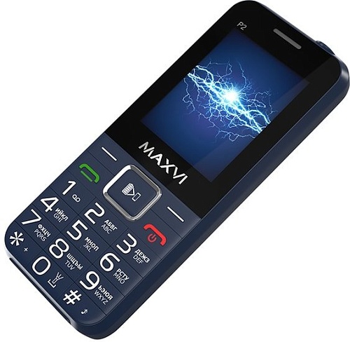 Мобильный телефон Maxvi P2 (синий)