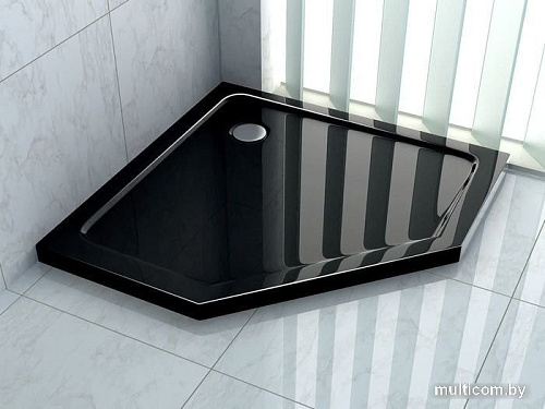 Душевой поддон Rea Diamond 90x90 (черный)