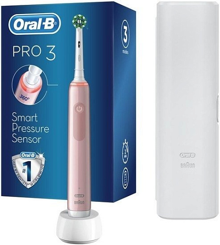 Электрическая зубная щетка Oral-B Pro 3 3500 Cross Action D505.513.3X