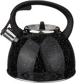 Чайник со свистком Agness Black Marble 907-045