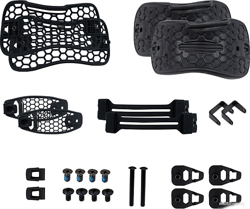 Крепления для сноуборда Nidecker Exo-Straps Kit (LXL, черный)