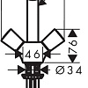 Смеситель Hansgrohe Logis 71222000