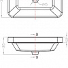 Умывальник Bravat C22206W-ENG