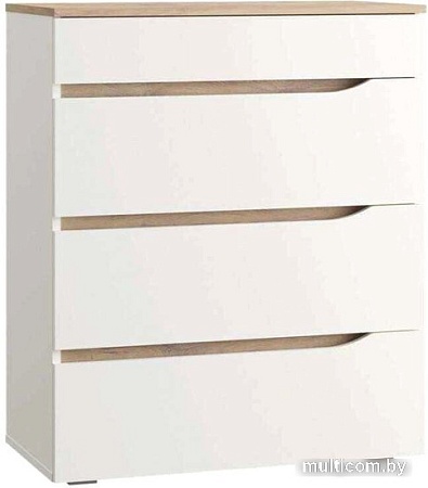 Комод Mobi Муссон 13.97 (белый шагрень/дуб эндгрейн элегантный)
