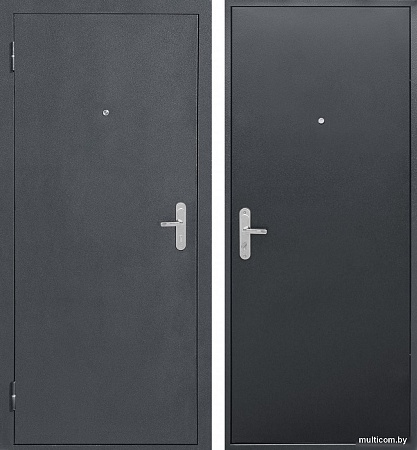 Металлическая дверь Guard Металл/металл 86x205 левая (антик серебристый)