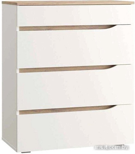 Комод Mobi Муссон 13.97 (белый шагрень/дуб эндгрейн элегантный)