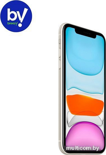 Смартфон Apple iPhone 11 128GB Воcстановленный by Breezy, грейд C (белый)