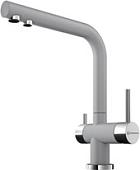 Смеситель Omoikiri Nagano-GR (ленинградский серый)