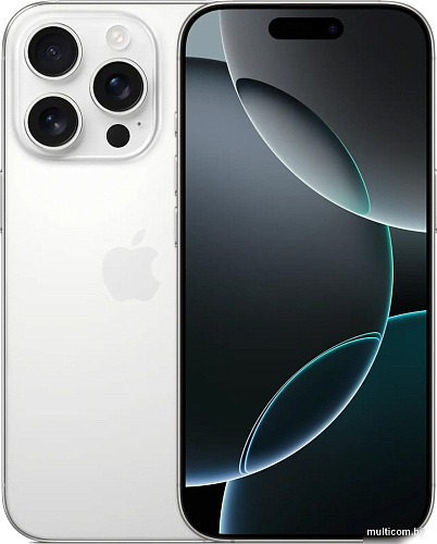 Смартфон Apple iPhone 16 Pro Dual eSim 128GB (белый титан)