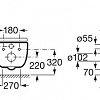 Унитаз Roca Meridian Rimless A34624L000