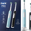 Комплект зубных щеток Oral-B Pro Series 1 D305.523.3H (2 шт, черный/бирюзовый)